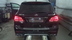 Спортивные катализаторы на Mercedes GLE 63 AMG