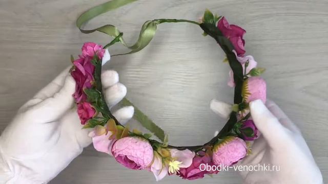 Видео обзор - венок на голову "Сицилия" смотреть онлайн