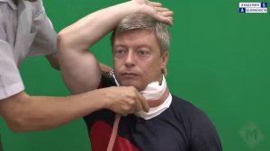 12. Наложение жгута на сонную артерию