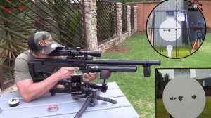 Uragan 2 PCP Air Rifle, Carbon Fibre Stock, 700mm Barrel, 5.5mm Shooting slugs and JSB pellets