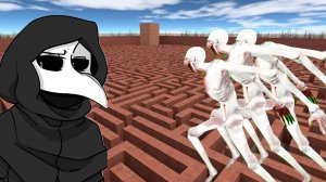 СМОГУ ЛИ Я УБЕЖАТЬ ОТ SCP 096 В БОЛЬШОМ ЛАБИРИНТЕ