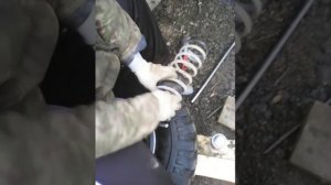 Установка пневмо баллонов на ниву