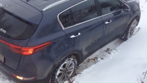 Kia Sportage 2016 в снегу