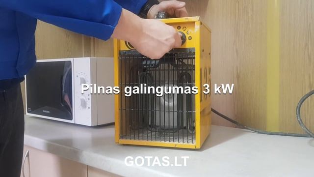 Elektrinio oro šildytuvo nuoma "MASTER B 3" - GOTAS - Statybos įrankių nuoma смотреть онлайн