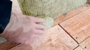 Стык стены и пола в каркасном доме. Утепление.