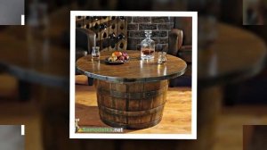 Деревянная бочка в интерьере