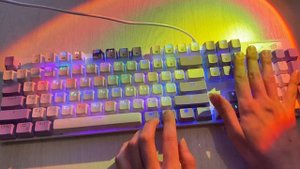 АСМР Обзор клавиатуры DEXP WIDOW ⌨️ звуки клавиатуры ?️ визуал
