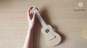 DIY Cardboard Mini Guitar|Miniature Guitar