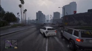 GTA V: Porsche Cayenne Drifting In Rain (Obey Rocoto)