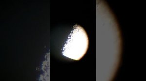 Moon seen through my Meade Infinity refractor telescope 102 mm
