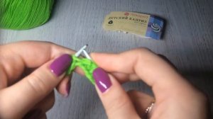 Детский шарфик спицами