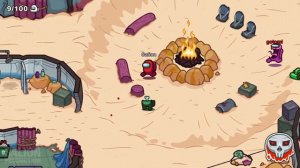 Among Us, but with 99 SEEKERS on THE FUNGLE - HIDE n SEEK Mode