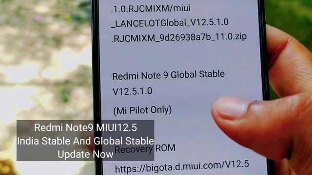 Redmi Note 9 MIUI 12.5 Update | Official MIUI 12.5.1.0 India Stable Android 11.0 | 2.1 Gb Update