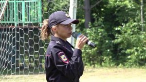 В Приамурье полицейские провели «Зарядку со стражем порядка» в детском оздоровительном лагере