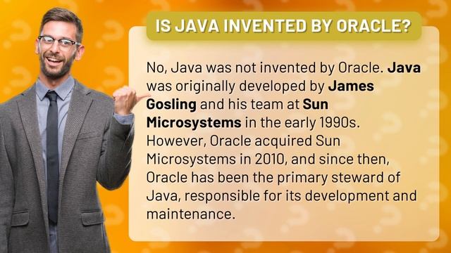 Is Java invented by Oracle? смотреть онлайн