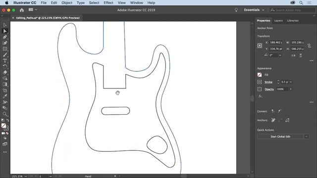 27 | Edit paths and shapes | Adobe Illustrator tutorials 2021 | Illustrator Basics | Getall #27 смотреть онлайн
