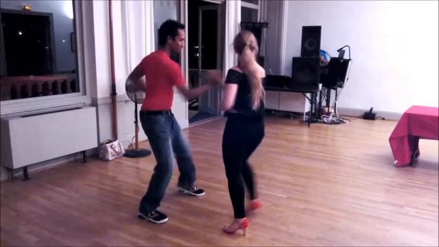 Kean Derr & Elsa - Bachata - Toby Love, Lejos - Social Improvisation смотреть онлайн