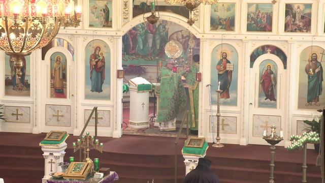 Sunday Divine Liturgy 4/9/23 Palm Sunday смотреть онлайн
