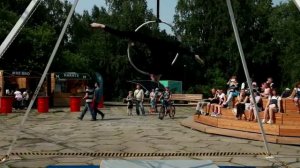 Кемерово 2019. Воздушная гимнастика. Выступление на кольце.