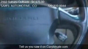 2002 Subaru Outback 5dr Outback H6 L.L. Bean Editi - for sal