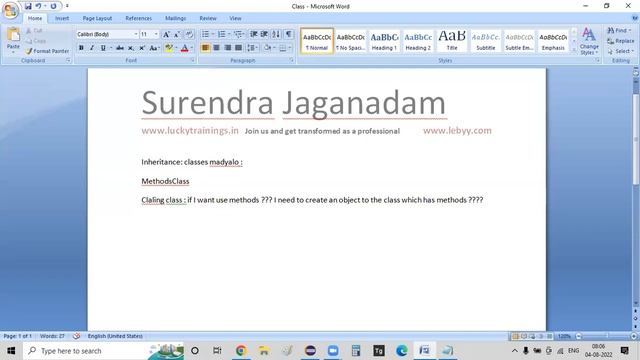 Introduction to Inheritance || Java Tutorial for Beginners in Telugu
