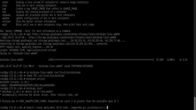 Deployment of Kubernetes on AWS & Ubuntu смотреть онлайн