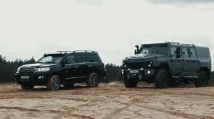 Бронированный автомобиль RIDA BISON на базе Toyota Land Cruiser 200 & BURAN APC6