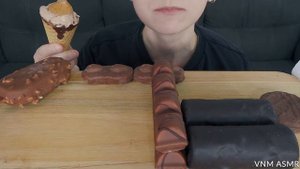 ASMR Chocolate Ice Cream & Desserts *Magnum, Haagen Dazs, Oreo, KitKat, Kinder Bueno, Cake Roll