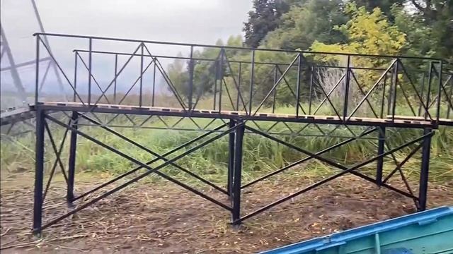 Установили пирс причал на понтонах Биофор смотреть онлайн