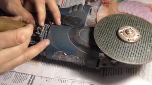 Ремонт болгарки после замены щёток