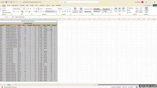 Excel Chapter 1 - Excel 2019 In Practice