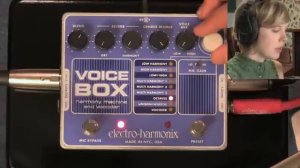 Electro-Harmonix Voice Box Vocal Harmony Machine / Vocoder (EHX Pedal Demo by Nataly and Jack)