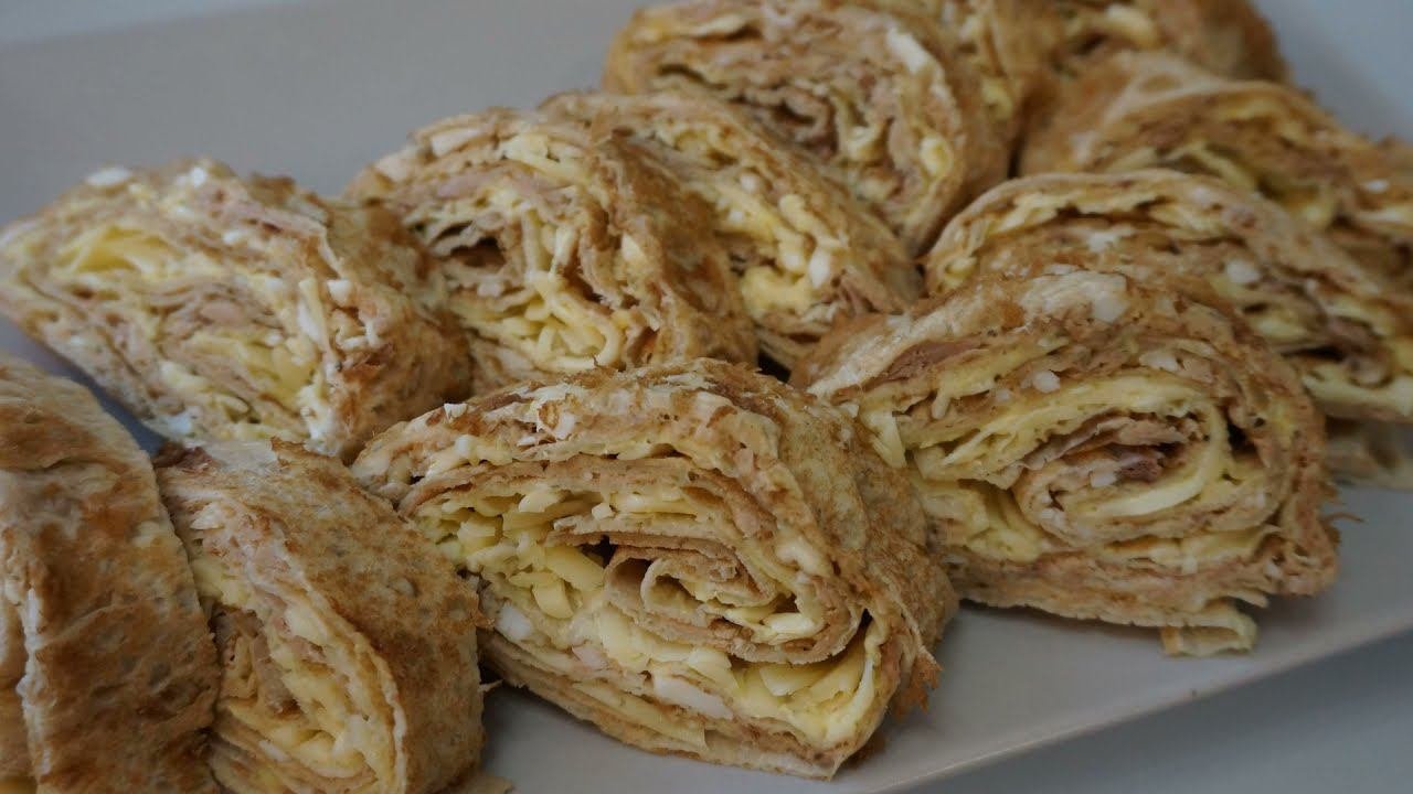 Закусочный рулет с тунцом