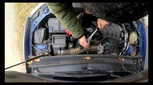 замена датчика ОЖ на рено Логан 2 двигатель Н4М ниссан 113л/с