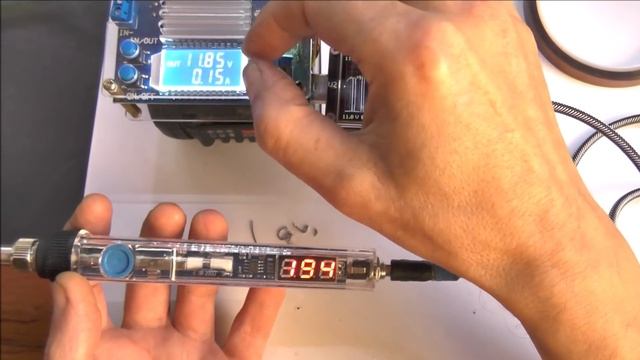 Новинка! Прозрачный и регулируемый паяльник на жале T12, от 12 - 24 вольт, из Китая смотреть онлайн