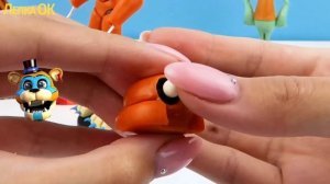 Леплю Глэмрок Фредди из пластилина. Лепим по новой игре ФНАФ 9 Security Breach. Лепка ОК