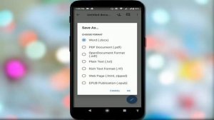 How to Save Google Docs As a PDF file in Android