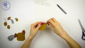 Символ 2018 Года Своими Руками ? Желтая Земляная Собака Из Фетра ? Мастер Класс Новогодние Игрушки