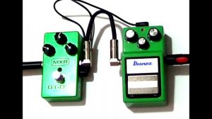 Sound test IBANEZ TS-9 vs MXR GT-OD