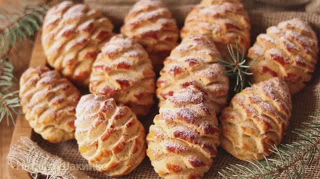 ❤ПЕЧЕНЬЕ _ШИШКИ 5_ НОВОГОДНЕЕ МЕДОВОЕ ПЕЧЕНЬЕ Выпечка к ЧАЮ.