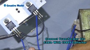 How To Make 12v DC To 220v AC Converter/Inverter Using 13007 & 13009 Transistor