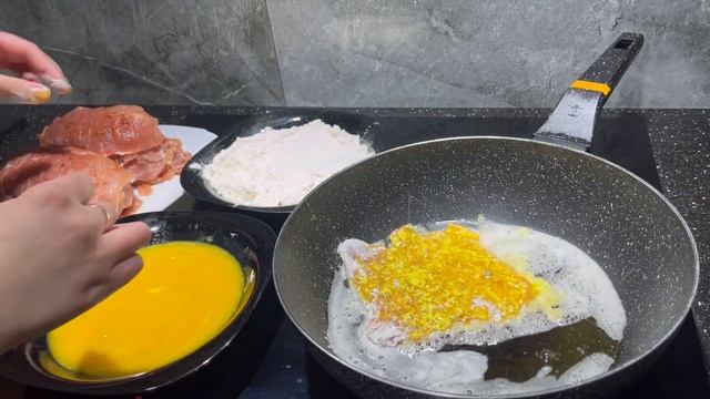 Ананас с  жареным мясом идеальное сочетание вкусов