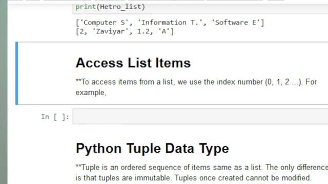 Lecture-3: List Data Type in Python |Dictionary Data Type in Python |Tuple & Set Data Type in Pytho
