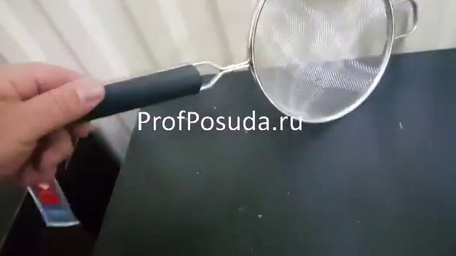 Сито мелкая сетка диаметр=18, высота=6, длина=40 см Paderno арт 3489 смотреть онлайн