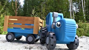Мы купили Синий трактор! Распаковка Игрушки из мультика едет Трактор для Детей.