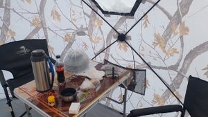 Зимняя рыбалка в палатке Higashi Yurta. Отзыв рыбаков. На улице - 20°C