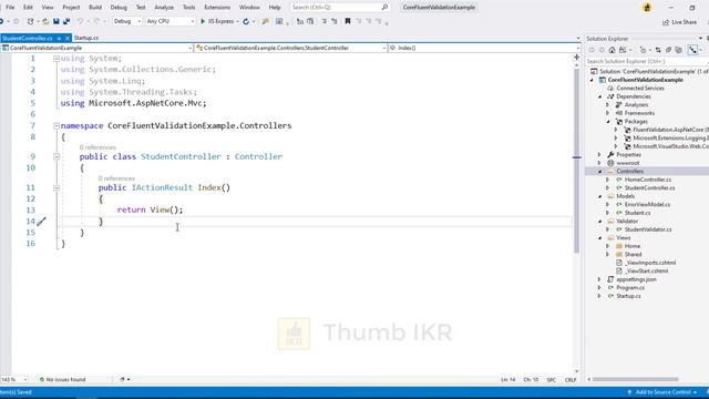 Use Form Fluent Validation in ASP.NET Core [Within 8 Minutes]