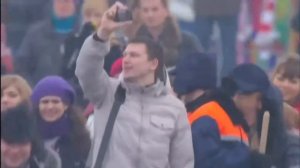 Отличный флешмоб на Воробьевых горам!
