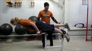 One Leg Hyper Extension