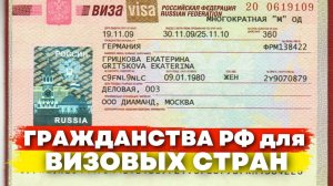 Особенности получения Рвп Внж Гражданства для визовых стран | Миграционный юрист